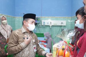 Al Haris Temui Ananda Korban KDRT di Tebo