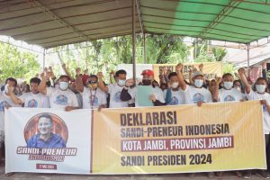Ratusan UMKM hingga Emak – Emak Di Jambi Inginkan Sandiaga Uno Jadi Presiden Di 2024
