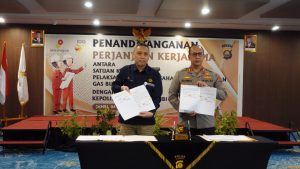 SKK Migas – Polda Jambi Tandatangani Perpanjangan 2 (dua) Perjanjian Kerja Sama (PKS)