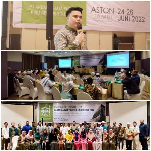 Ajwa Tour Mengadakan Rapat Konsolidasi Cabang Seluruh Indonesia di Hotel Aston Jambi