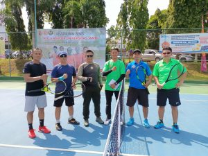 Tim Tenis Korem Gapu Ikuti Turnamen Piala Rektor Unja