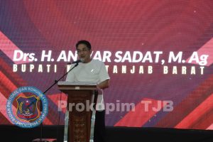 Anwar Sadat Hadiri Pembukaan Open Turnamen Badminton Kapolres Cup Tanjab Barat Tahun 2022