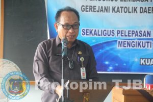 Jeter Simamora Lantik Pengurus LP3KD dan Lepas Kontingen Pesparani