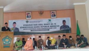 Bupati Masnah Busyro Hadiri Acara Peringatan Hari Bhakti Kementerian Agama RI Ke-76