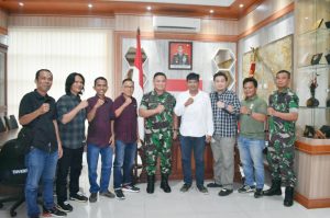 Danrem 042/Gapu Terima Silaturahmi SMSI Provinsi Jambi