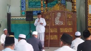 Bupati Merangin Sholat Idul Adha 1443 H di Baitul Makmur
