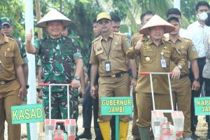 Al Haris Dampingi Kunker Jenderal TNI Dudung Abdurachman