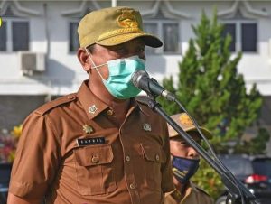 Sekda Pimpin Apel Perdana Usai Cuti Lebaran