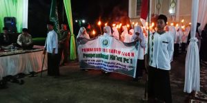 Sekda Tanjab Timur Sapril Lepas Pawai Obor Di Malam Tahun Baru Islam 1444 H