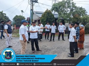 Anwar Sadat Tinjau Jembatan dan Jalan di Pembengis dan Sialang