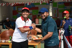 Jalin Keharmonisan Bersama Stakeholder, PT KPI RU II Dumai Selenggarakan Turnamen Tenis Lapangan