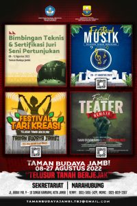 Inilah Nomor Urut Peserta Festival Musik, Tari dan Teater di Taman Budaya Jambi