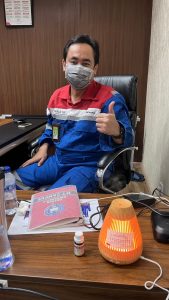 Tingkatkan Keterampilan Mindfulness Pekerja, PT KPI RU II Dumai Bagikan Difusser Aromatherapy