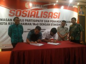 SMSI dan Bawaslu Provinsi Jambi Menandatangani MoU Kerja Sama Pengawasan Pemilu dan Pilkada 2024