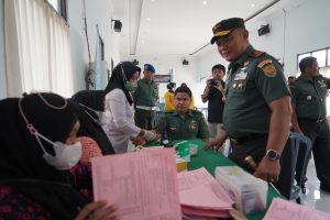 Danrem 042/Gapu Ucapkan Terimakasih Atas Partisipasi Aksi Donor Darah Sambut HUT TNI Ke 77