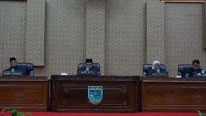 DPRD Kota Jambi Rapat Paripurna Jawaban Eksekutif Terkait Ranperda Perubahan APBD Tahun 2022