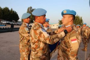 101 Duta Perdamaian Naik Pangkat Di Daerah Misi