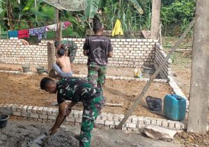 Baznas Batanghari bersama TNI Bersinergi Bedah Rumah Warga Melalui Program TMMD