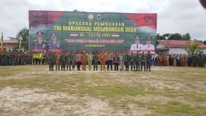 TMMD Ke 115 Kodim 0415/Jambi Resmi Di Buka Bupati Batanghari