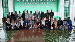 Satgas TMMD ke 115 Kodim 0415/Jambi Pererat Silaturahmi Melalui Maulid Nabi Muhammad SAW