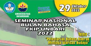 PBSI FKIP Universitas Batangahri Gelar Seminar Nasional Bulan Bahasa, Daftar Disini
