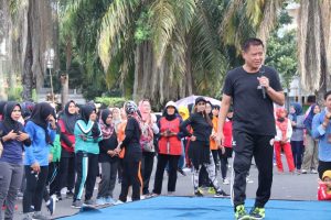 Hesti Ajak Masyarakat Budayakan Olahraga Untuk Kesehatan