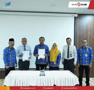 Salurkan Bantuan Dana Program Dumisake, Bank Jambi MoU dengan Dinas PUPR Provinsi Jambi