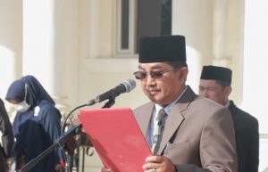 Bupati Tanjab Barat Jadi Inspektur Upacara Peringatan Hari Kesaktian Pancasila