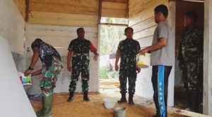 Tinjau Bedah Rumah, Dansatgas TMMD 115 Kodim Jambi Sebut Program Ini Kita Kebut Pembangunannya