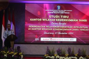 Tholib Pimpin Pelaksanaan Studi ke Kanwil Kemenkumham Jateng