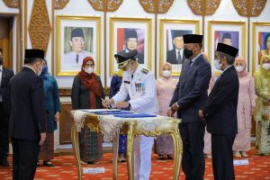 Aspan Resmi Dilantik Gubernur Jambi Sebagai PJ Bupati Tebo