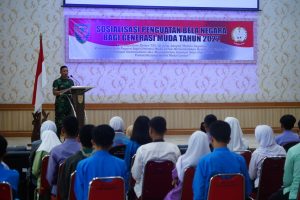 Korem 042/Gapu Gelar Kegiatan Penguatan Bela Negara Bagi Generasi Muda