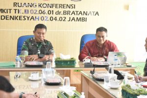 Danrem 042/Gapu Berharap Rumkit Bratanata Jambi Semakin Maju dan Berkembang