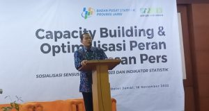 Menuju Sensus Pertanian 2023, BPS Jambi Gelar Capacity Building dan Optimalisasi Peran Pers
