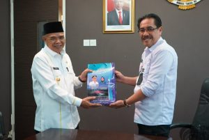 Pj Bupati Tebo Audiensi dengan Direktur Manajemen Penanggulangan Bencana dan Kebakaran