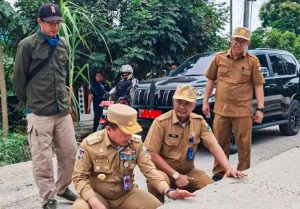 Gubernur Jambi Didampingi Kabid Bina Marga Dinas PUPR Tinjau Proyek MYC