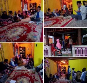 Reses Ke Tungkal Harapan, Anggota  DPRD Tanjabbar Ucok Mora Disambut Ibu-ibu RT 08