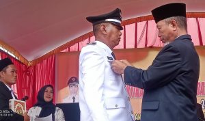 Mashuri Lantik Sukamto Jadi Kades Lantak Seribu