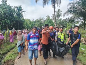 Hari Kedua Satu Korban Hanyut Bocah R Ditemukan, Korban K Masih Dalam Pencarian