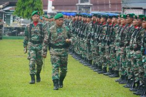 Bertajuk TNI Angkatan Darat Di Hati Rakyat, Danrem 042/Gapu Pimpin Upacara Hari Juang TNI AD