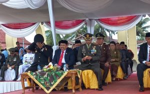 Ketua DPRD Tanjabbar Abdullah Ikuti Upacara HUT TNI Ke-77