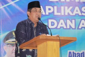 Bupati Tanjab Barat Hadiri Kegiatan Bimtek ARKAS Tahun Anggaran 2023