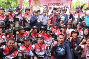 Al Haris Sambut Kedatangan Tim Milir Berakit yang Telah Sukses Arungi Sungai Batanghari