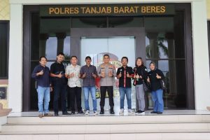 IWO Tanjab Barat Bertandang, Kapolres Berharap Silaturahmi dan Komunikasi Terus Terjalin Baik