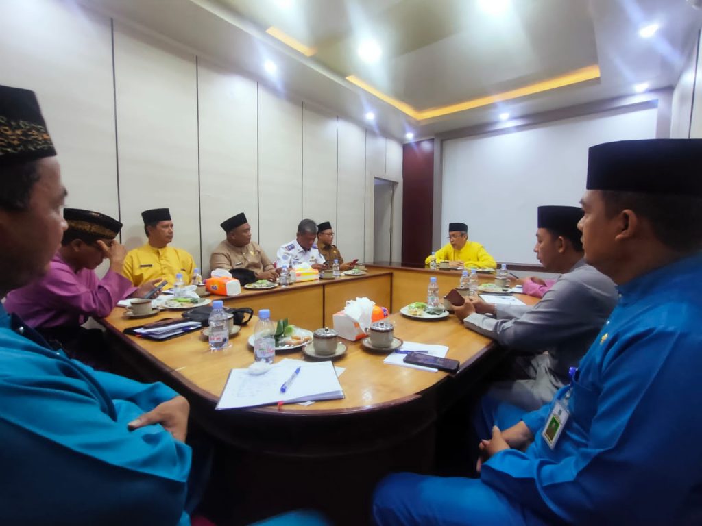 Sekda Pimpin Rapat Persiapan Pelaksanaan Haul Ke 12 Syekh Muhammad Ali Bin Syekh Abdul Wahab 5747