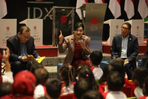 Siswa TK Jadi Tamu Pertama Pembukaan Kembali Main Hall BEI