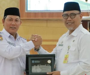 Wakil Bupati Tanjab Barat Sambut Kunjungan Pemkab Indragiri Hilir