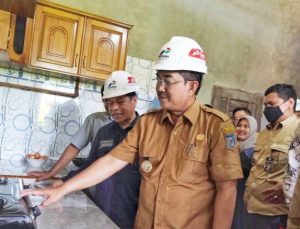 Bupati Tanjab Barat Resmikan Aktivasi Jaringan Gas Bumi untuk Rumah Tangga