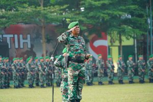Korem 042/Gapu Laksanakan Upacara 17-an Bulan Februari 2023