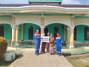 KKKS Pertamina EP Adera Field Serahkan Bantuan Pembangunan Masjid Al-Muttaqin